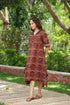 Women Geometric Printed Cotton Ethnic Dresses